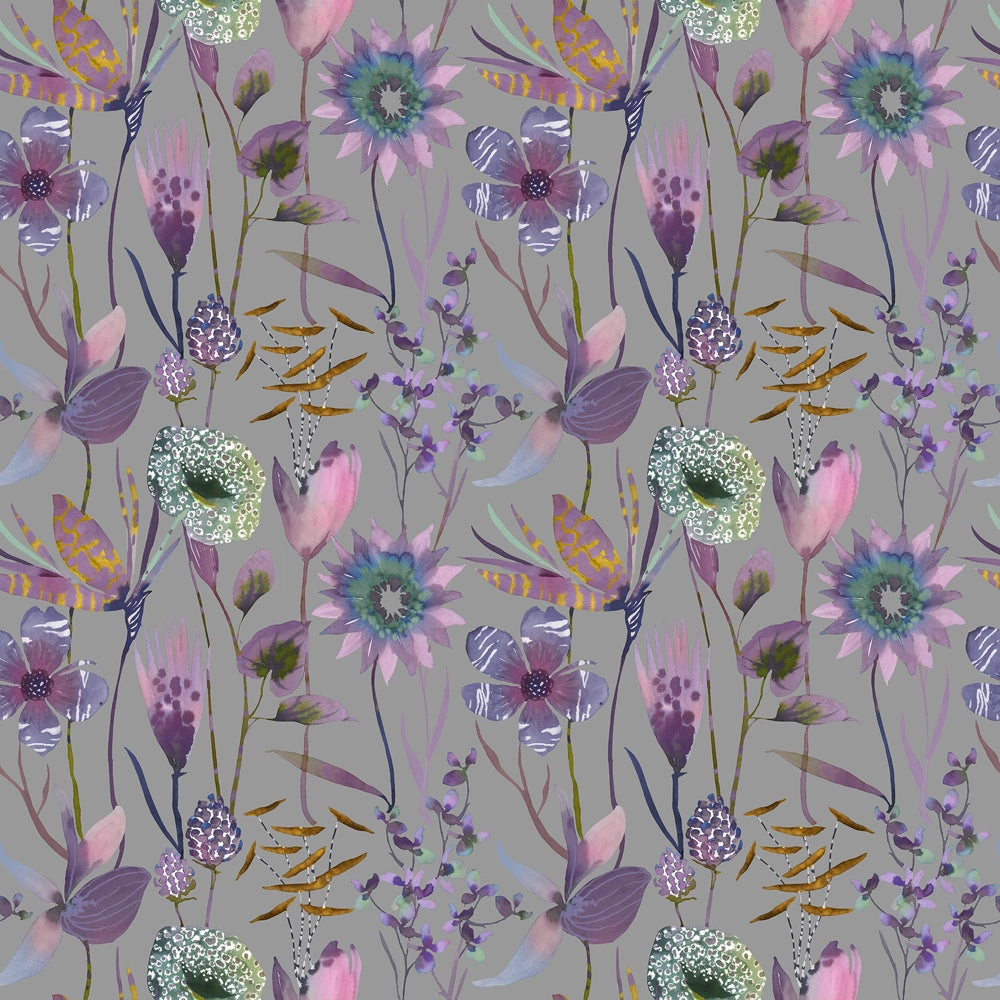 Oceania Printed Cotton Fabric (By The Metre) Dahlia
