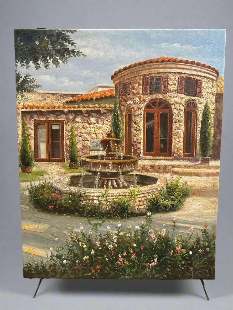 OIL FOUNTAIN PAINTING classic mural painting