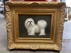 OIL PAINTING OF A MALTESE classic mural painting