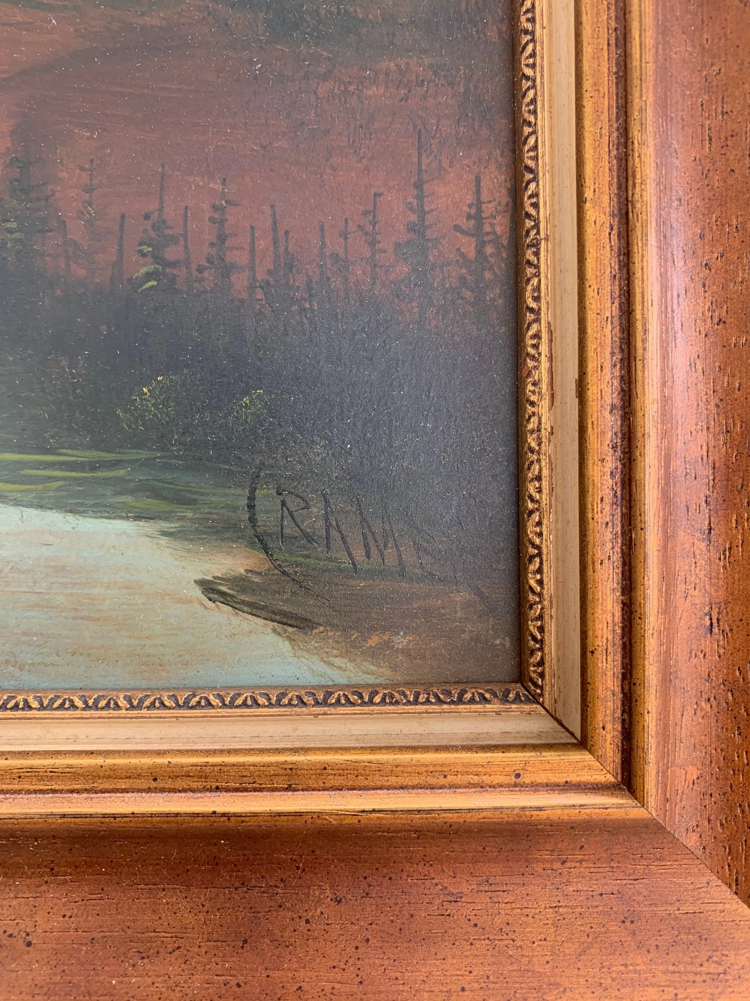 OIL PAINTING OF COLORADO SCENE BY EARNEST CRAMER