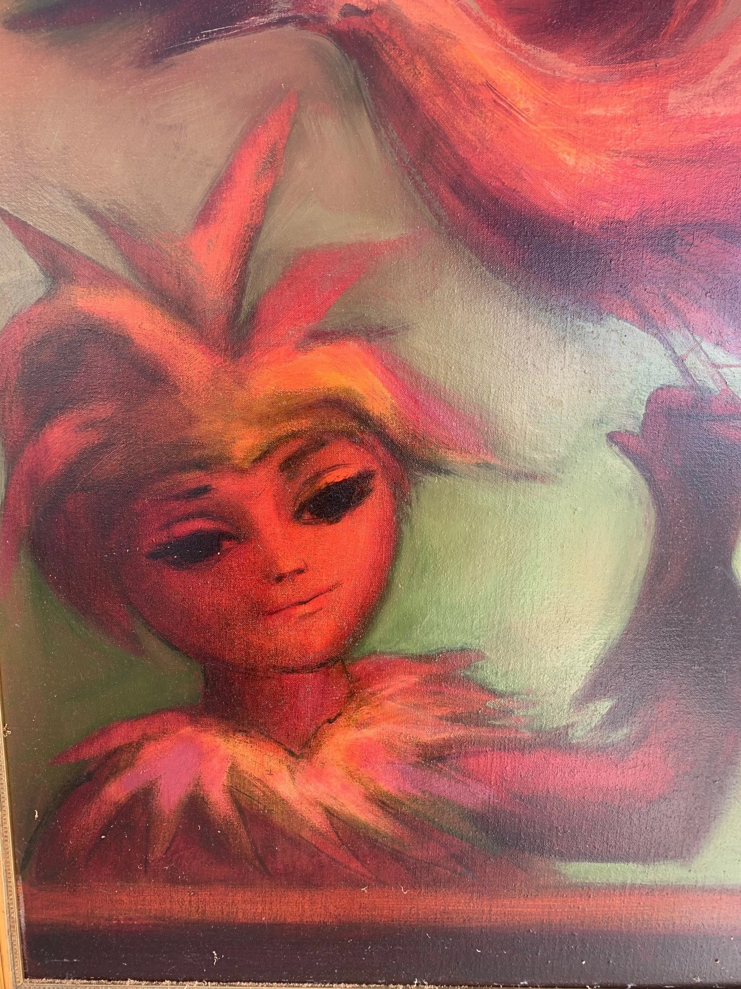 OIL PAINTING OF FAIRY BY GILBERTO NAVARRO