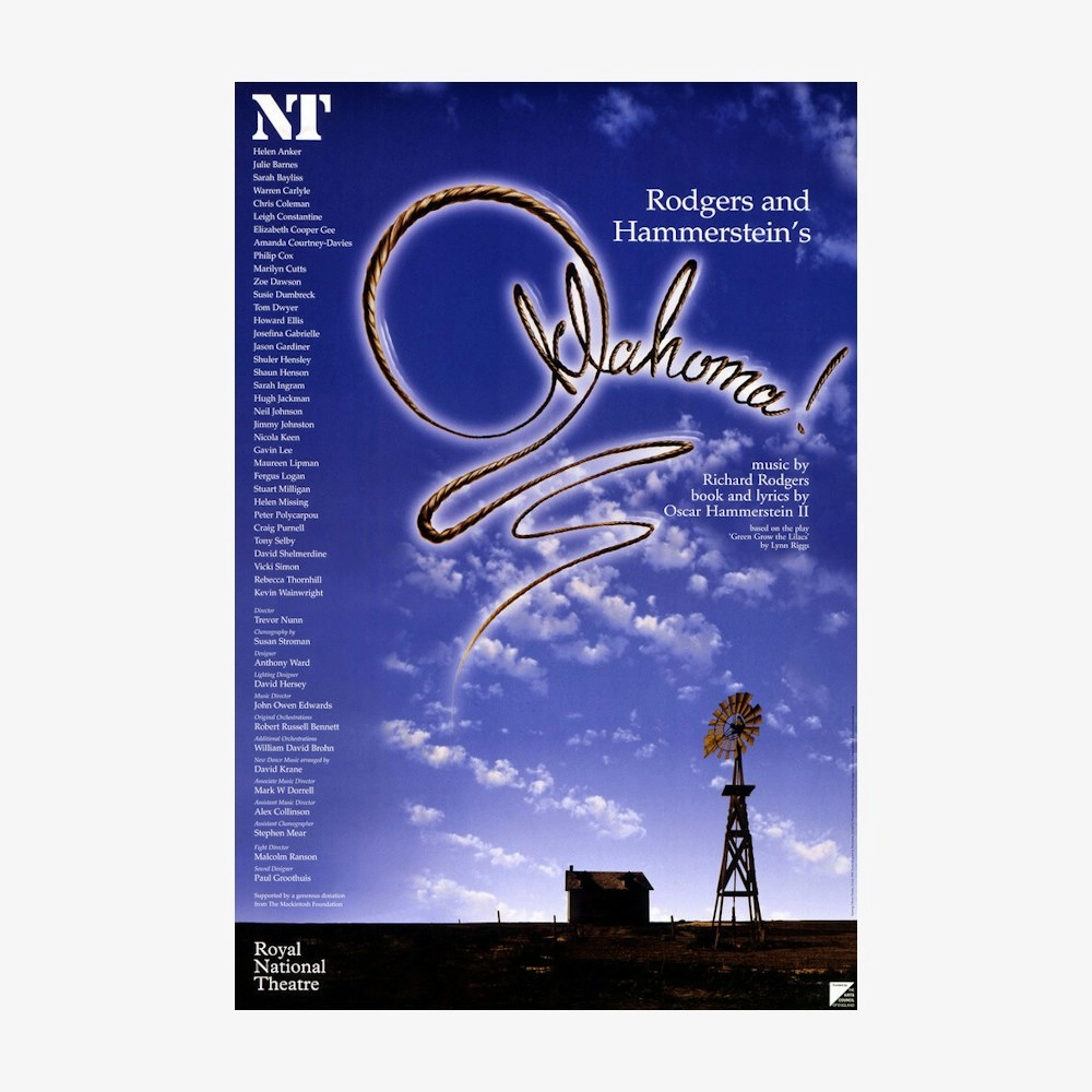 Oklahoma! 1998 Print aesthetic poster wallpaper