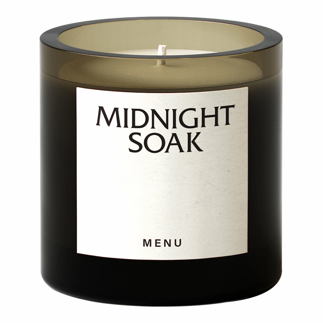 Olfacte Scented Candle - Midnight Soak modern art object