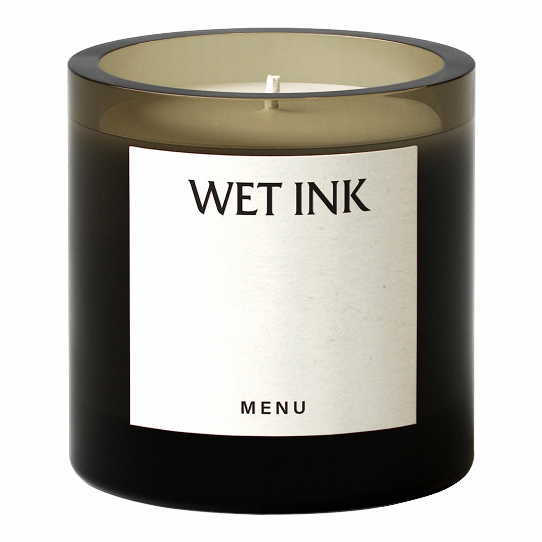 Olfacte Scented Candle - Wet Ink modern art object