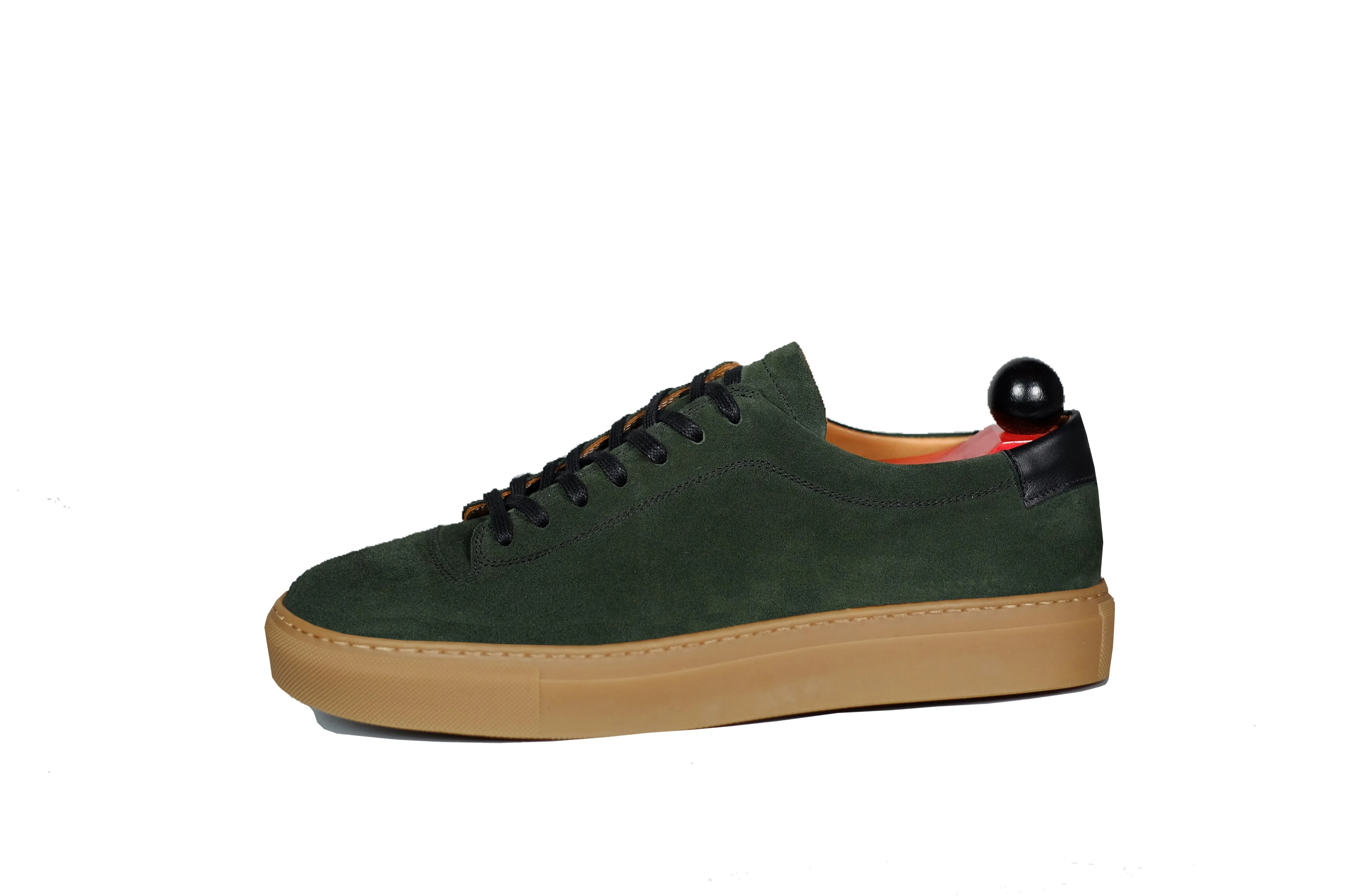Olympia - MTO - Wildleder in Khaki / Gummisohle