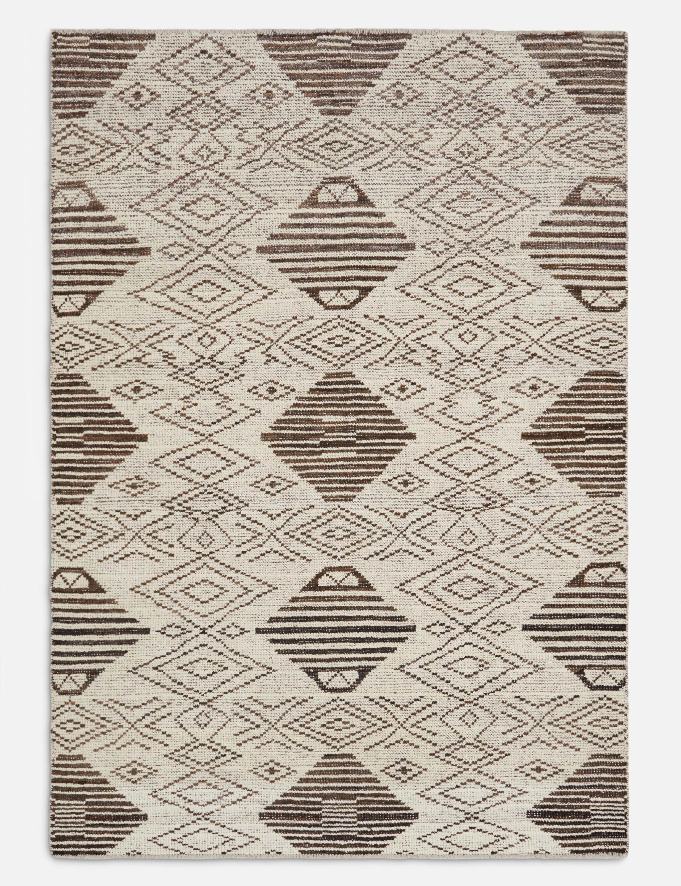 One-of-A-Kind Moroccan-Style Hand-Knotted Wool Rug No. 3, 6' x 8'8" trendy fashion rug