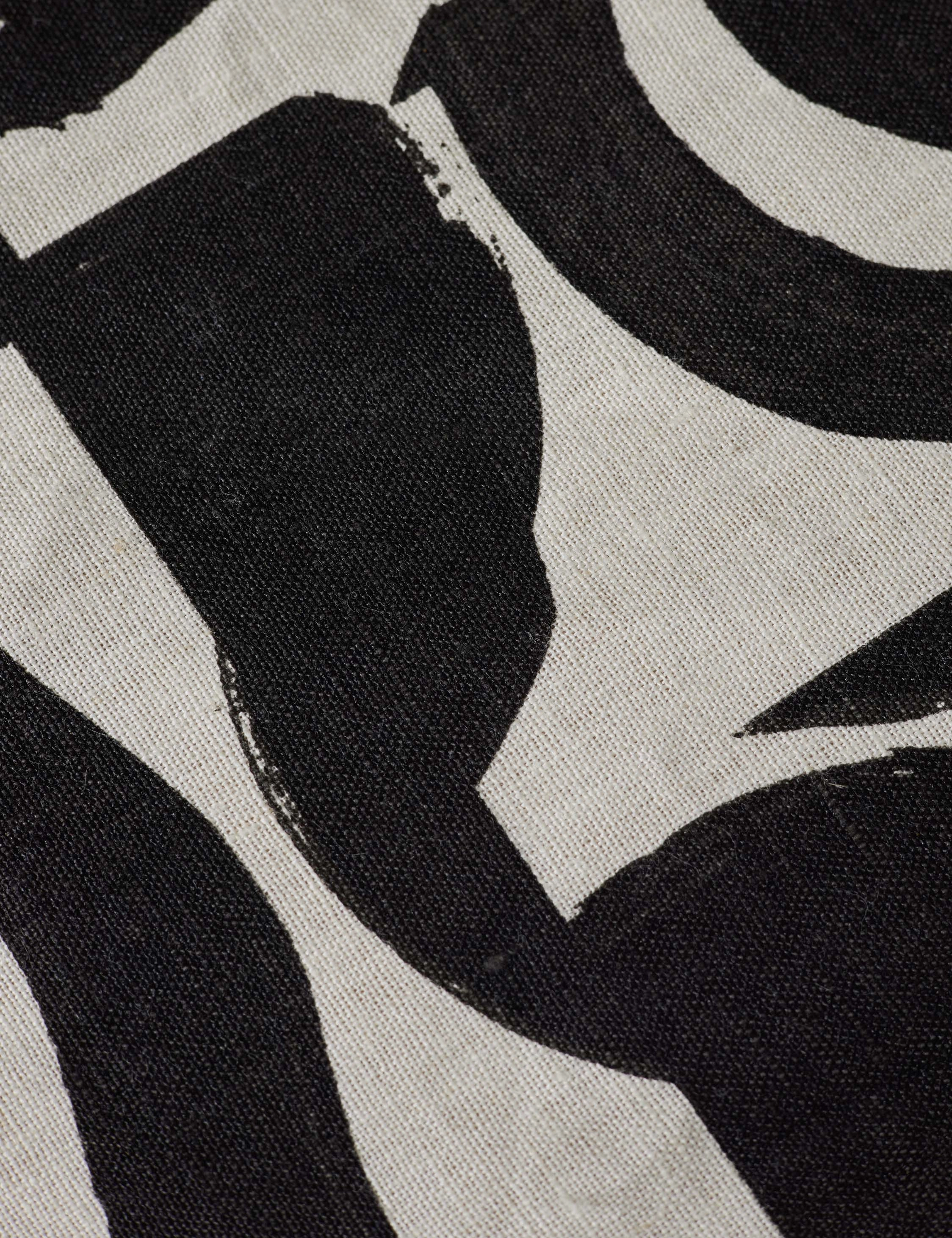 Organic Shapes Linen Fabric by Sarah Sherman Samuel
