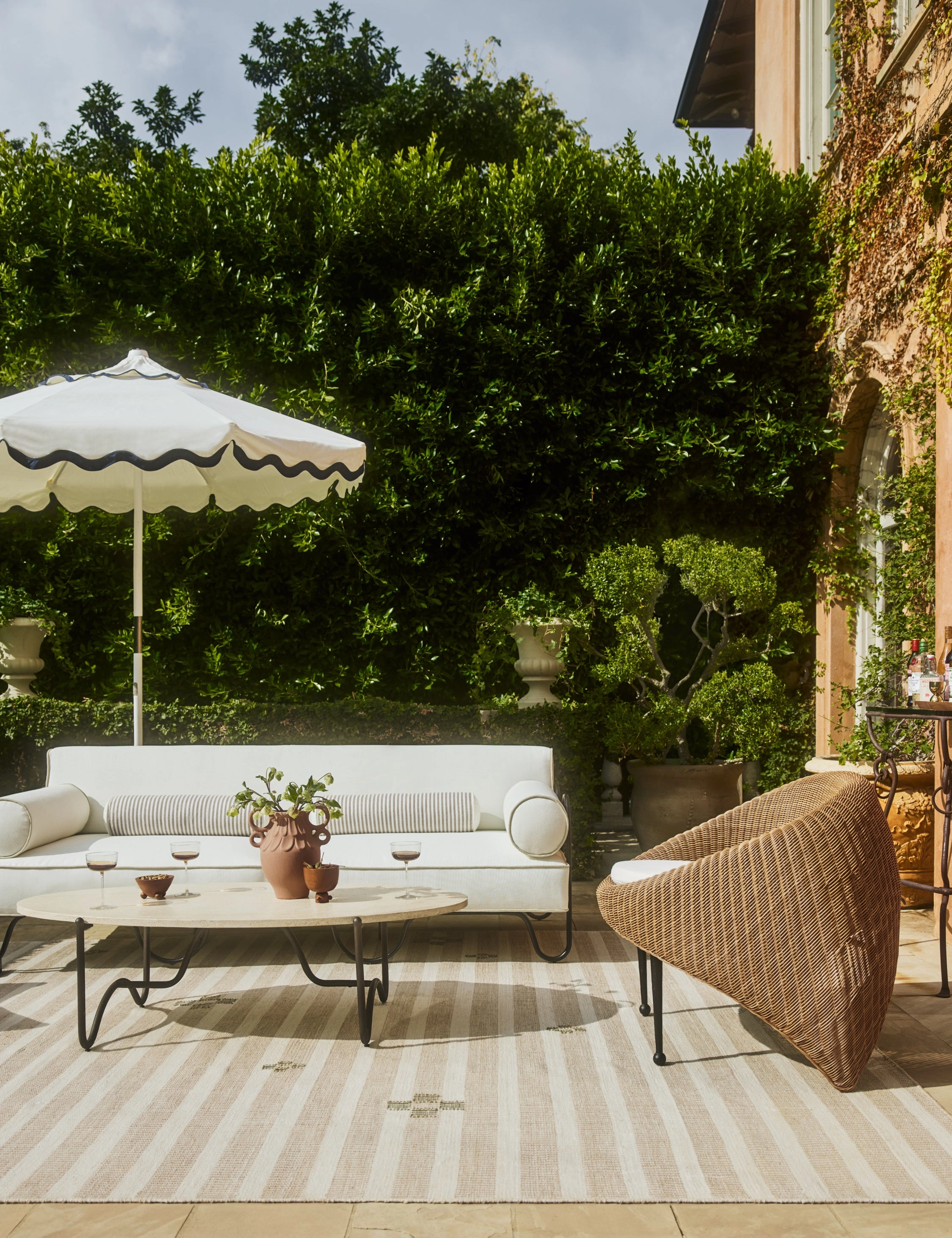 Orion Handwoven Indoor / Outdoor Rug by Sarah Sherman Samuel trendy fashion rug