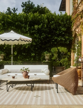Orion Handwoven Indoor / Outdoor Rug by Sarah Sherman Samuel trendy fashion rug