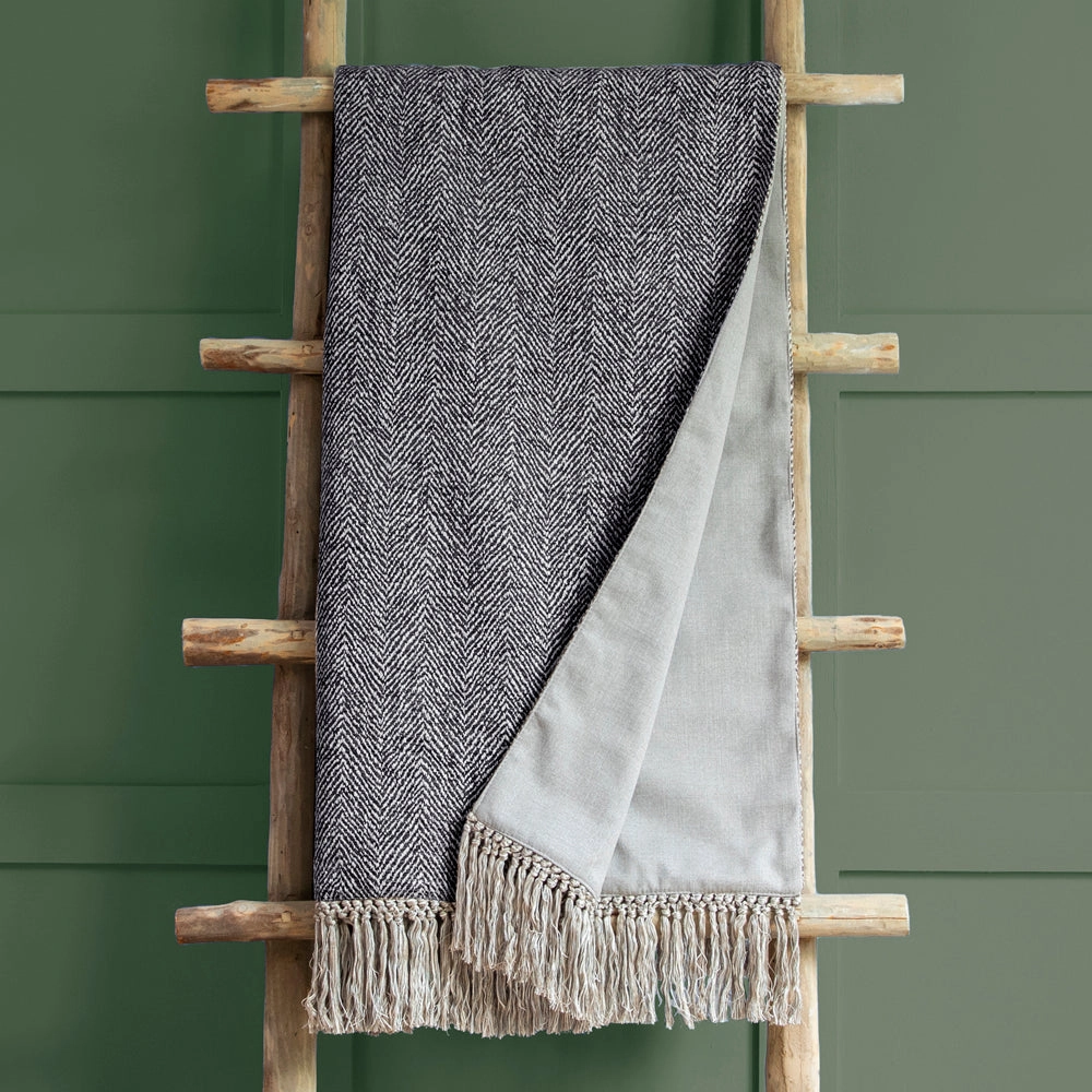 Oryx Woven Throw Slate