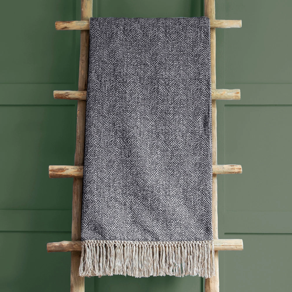 Oryx Woven Throw Slate