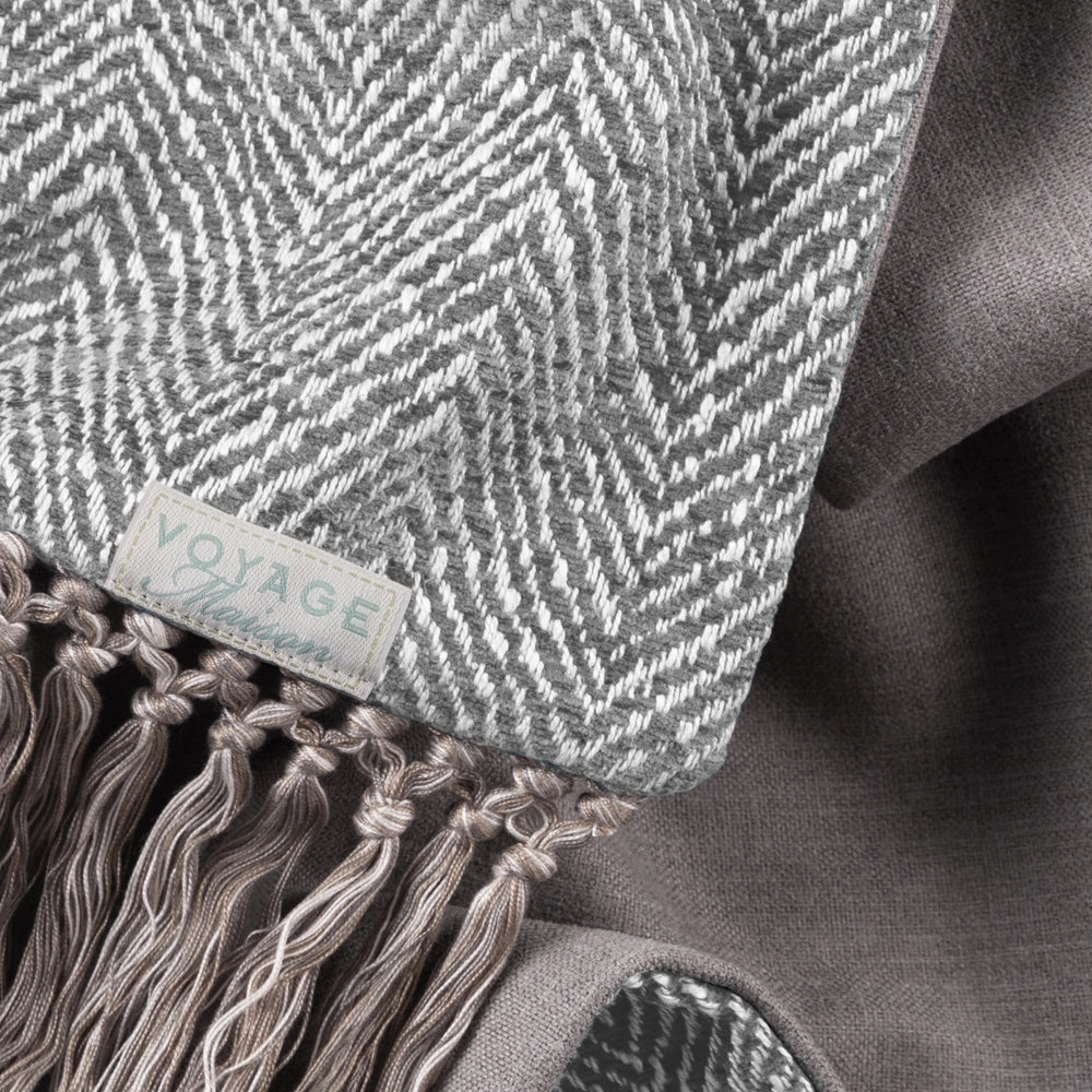 Oryx Woven Throw Smoke