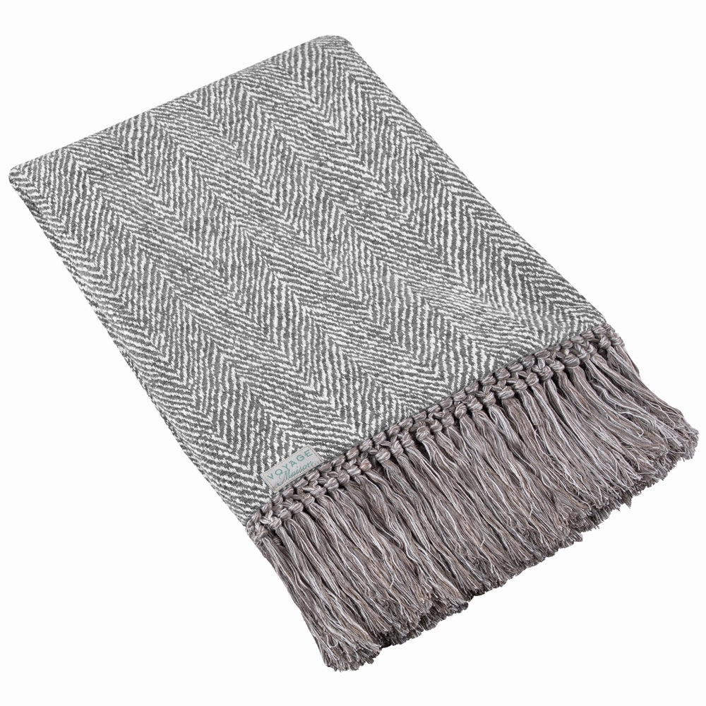 Oryx Woven Throw Smoke