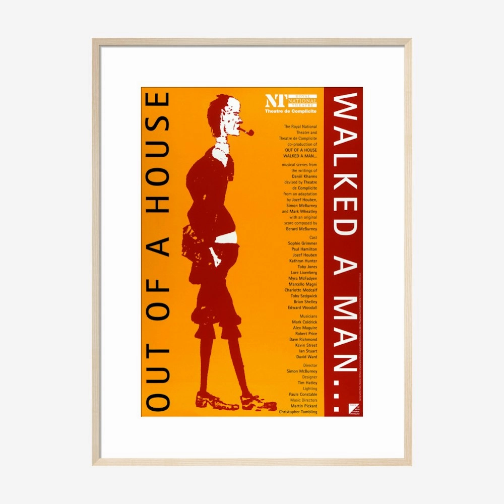 Out of a House Walked a Man 1994 Print