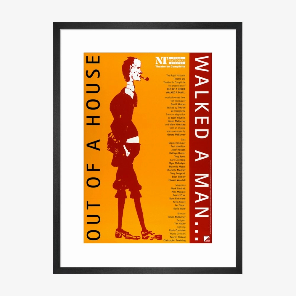 Out of a House Walked a Man 1994 Print