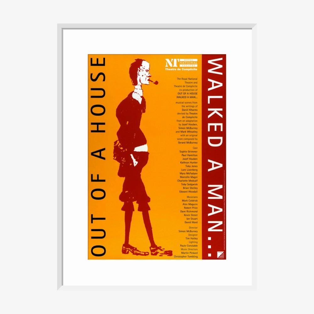 Out of a House Walked a Man 1994 Print
