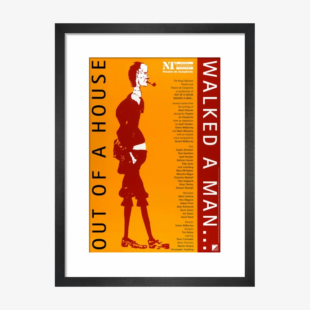 Out of a House Walked a Man 1994 Print