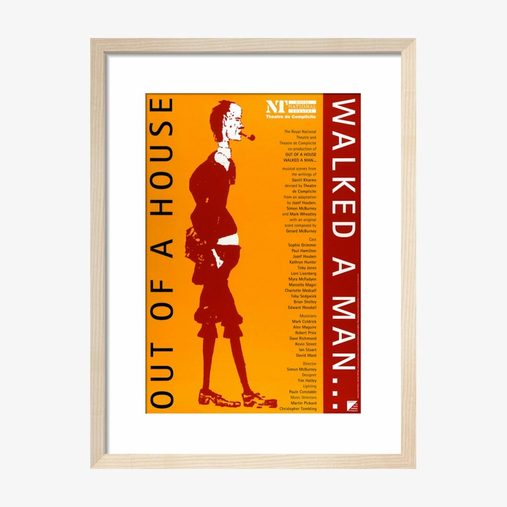 Out of a House Walked a Man 1994 Print