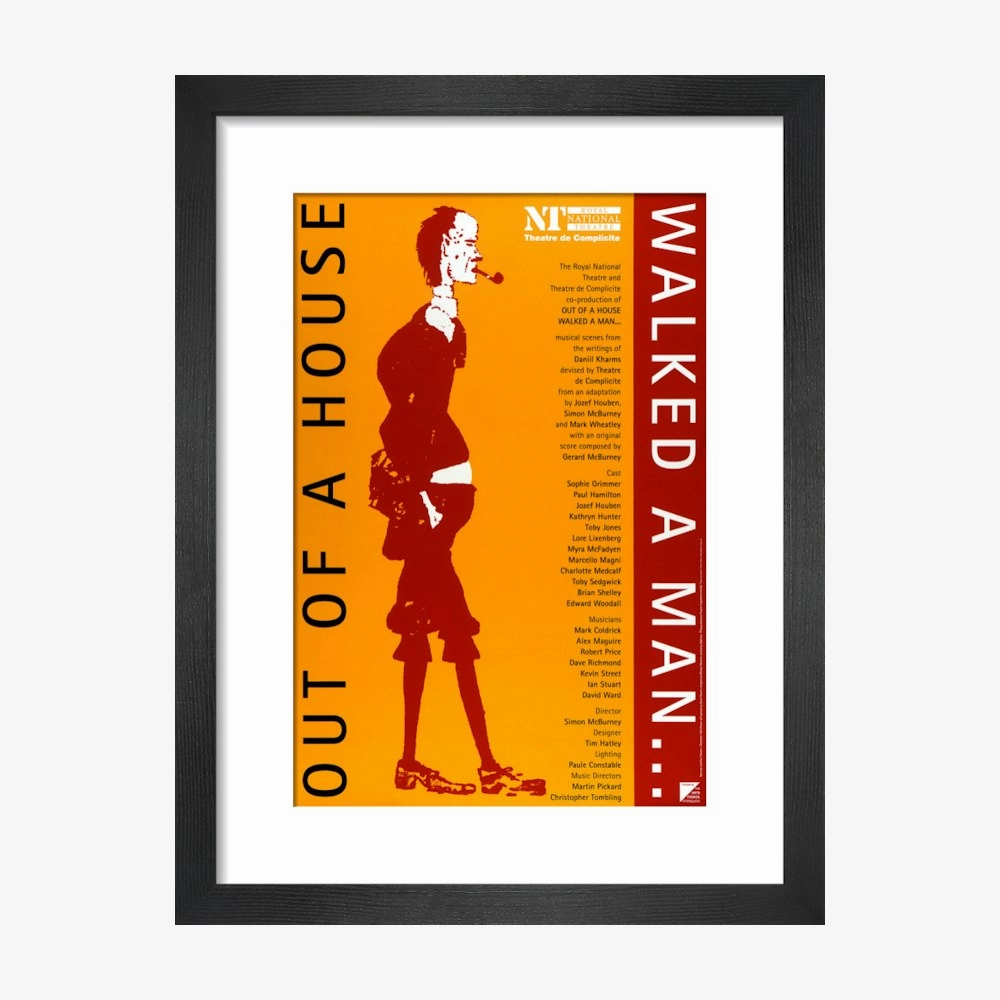Out of a House Walked a Man 1994 Print