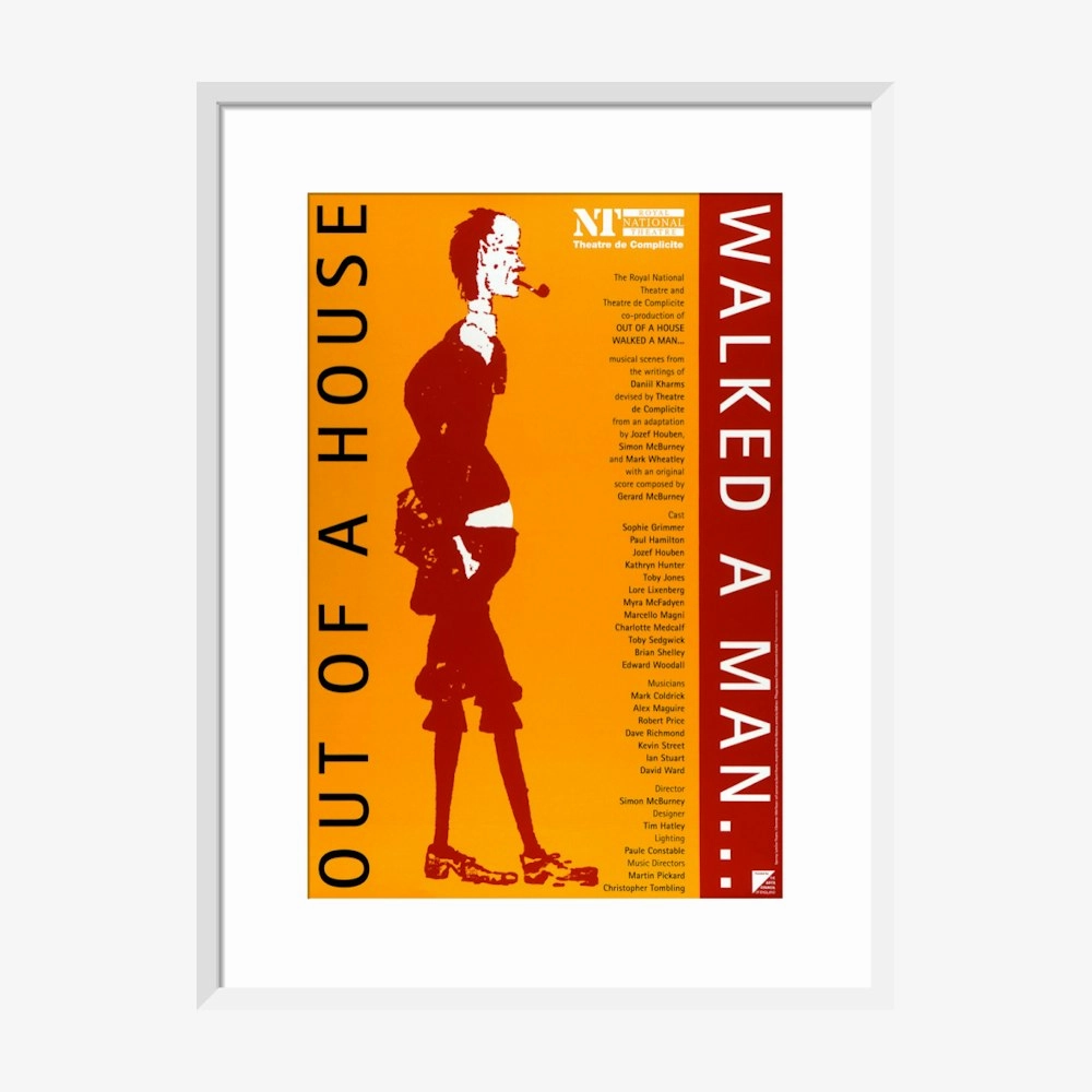 Out of a House Walked a Man 1994 Print