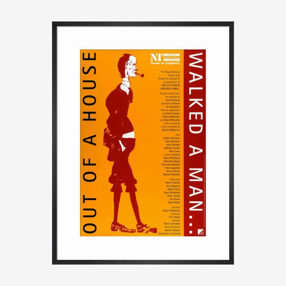 Out of a House Walked a Man 1994 Print