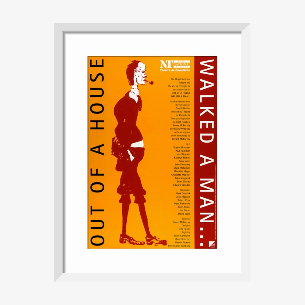 Out of a House Walked a Man 1994 Print