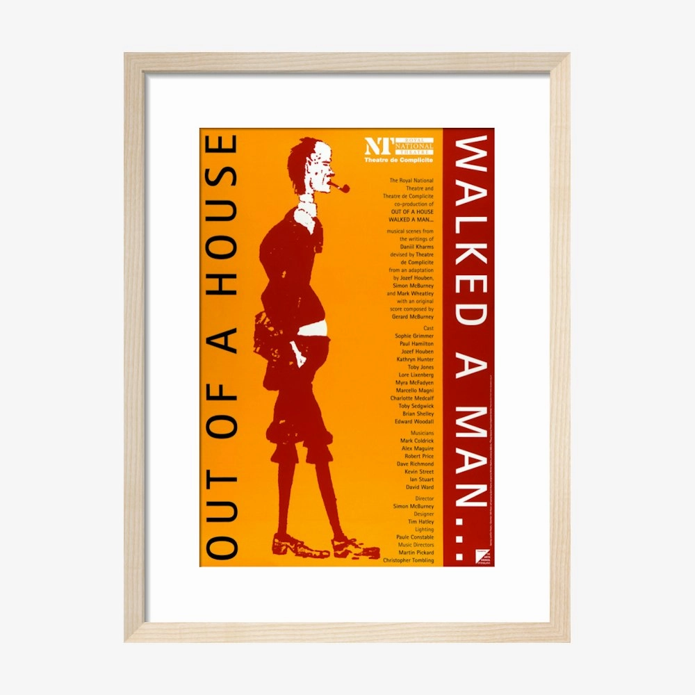 Out of a House Walked a Man 1994 Print