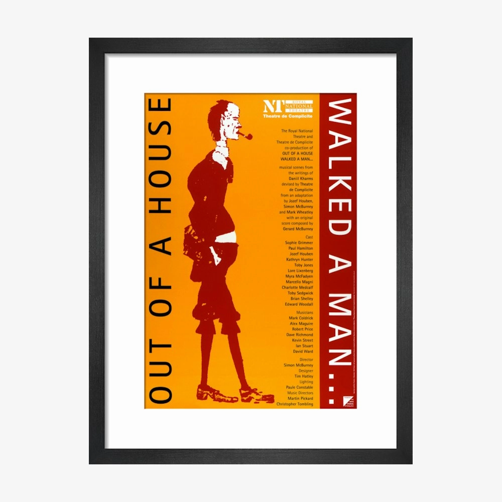 Out of a House Walked a Man 1994 Print