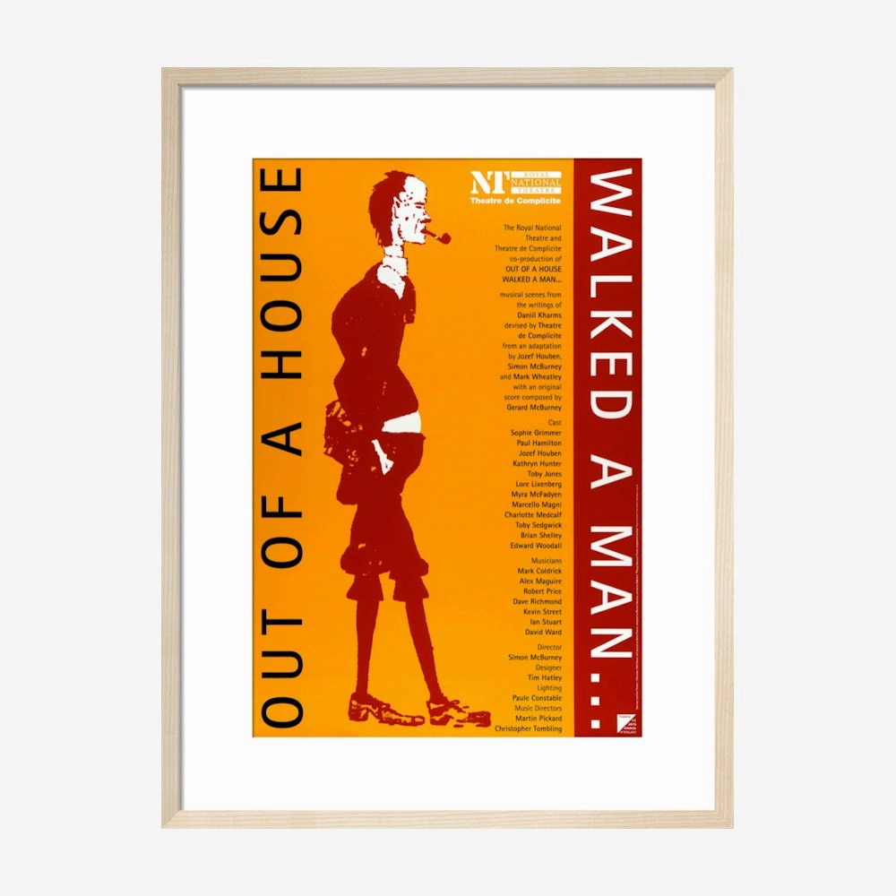 Out of a House Walked a Man 1994 Print