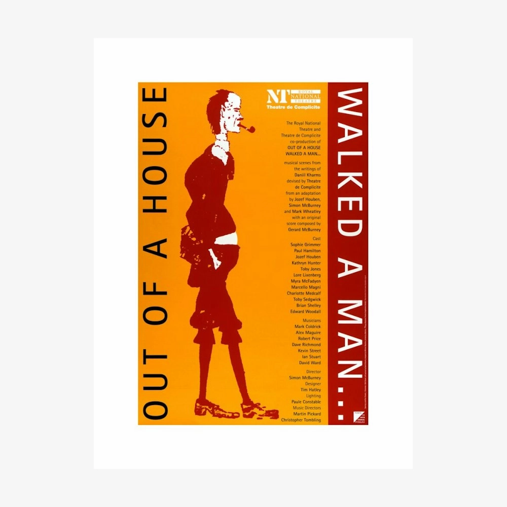 Out of a House Walked a Man 1994 Print