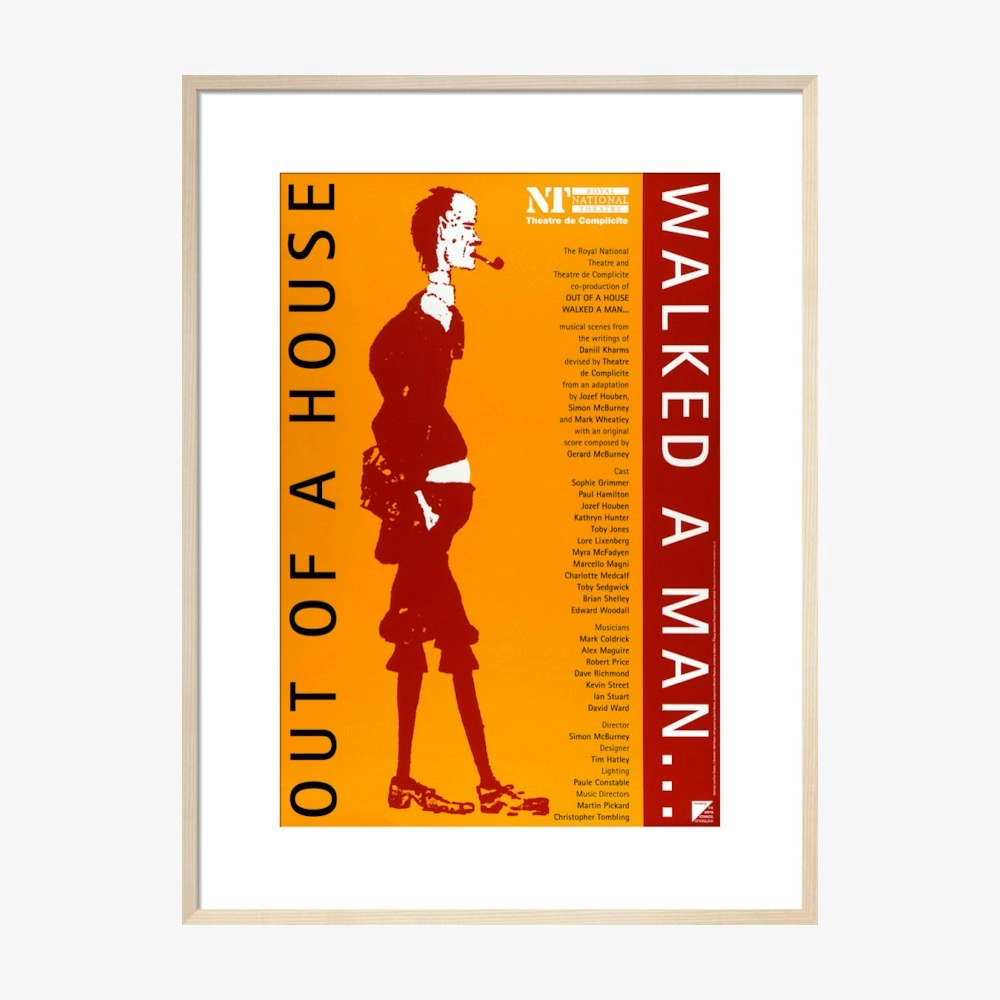 Out of a House Walked a Man 1994 Print