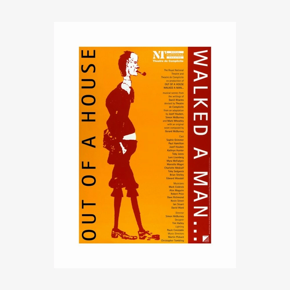 Out of a House Walked a Man 1994 Print