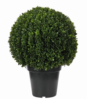 Outdoor UV Rated Faux Boxwood Ball Topiary home display ornament