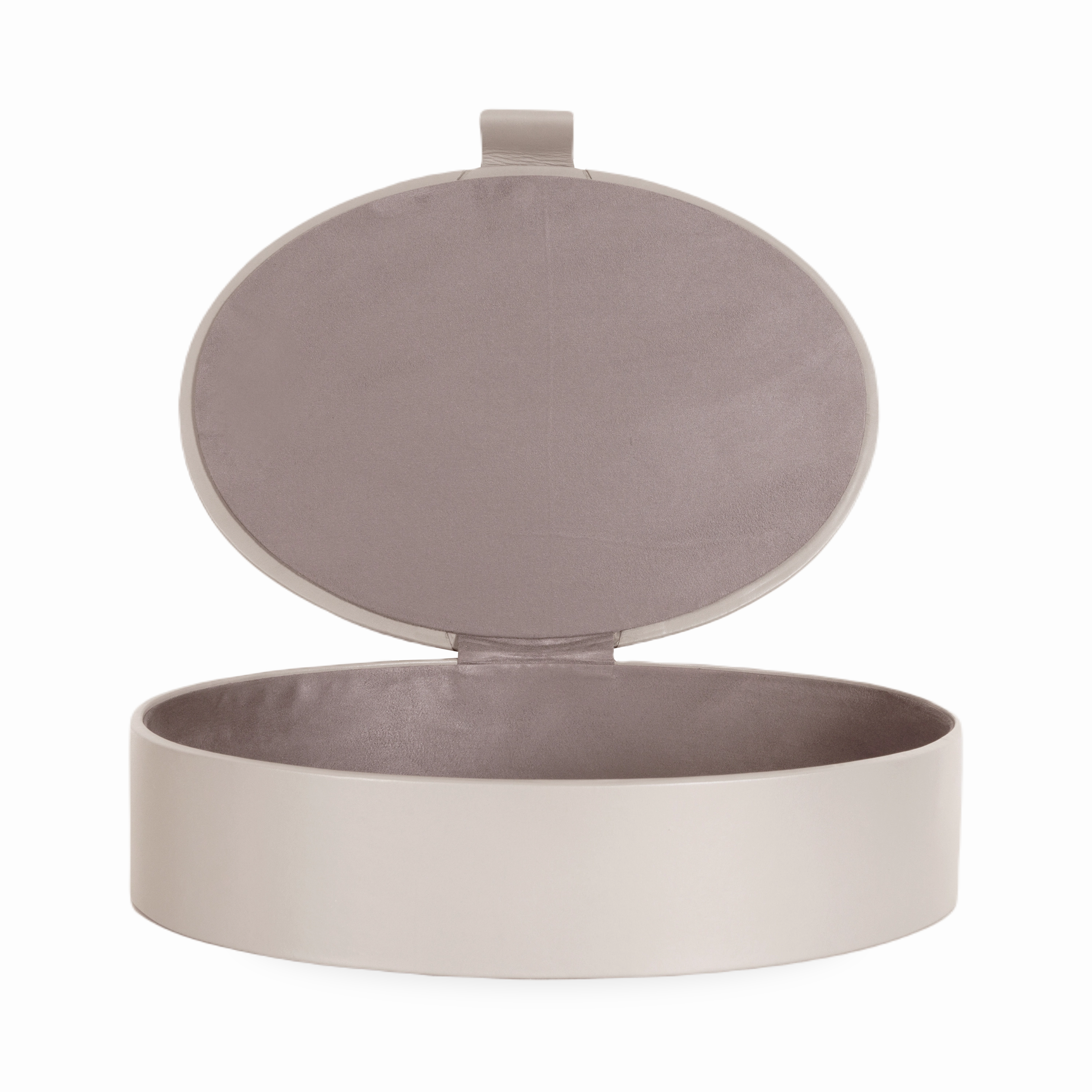 Oval Leather Box