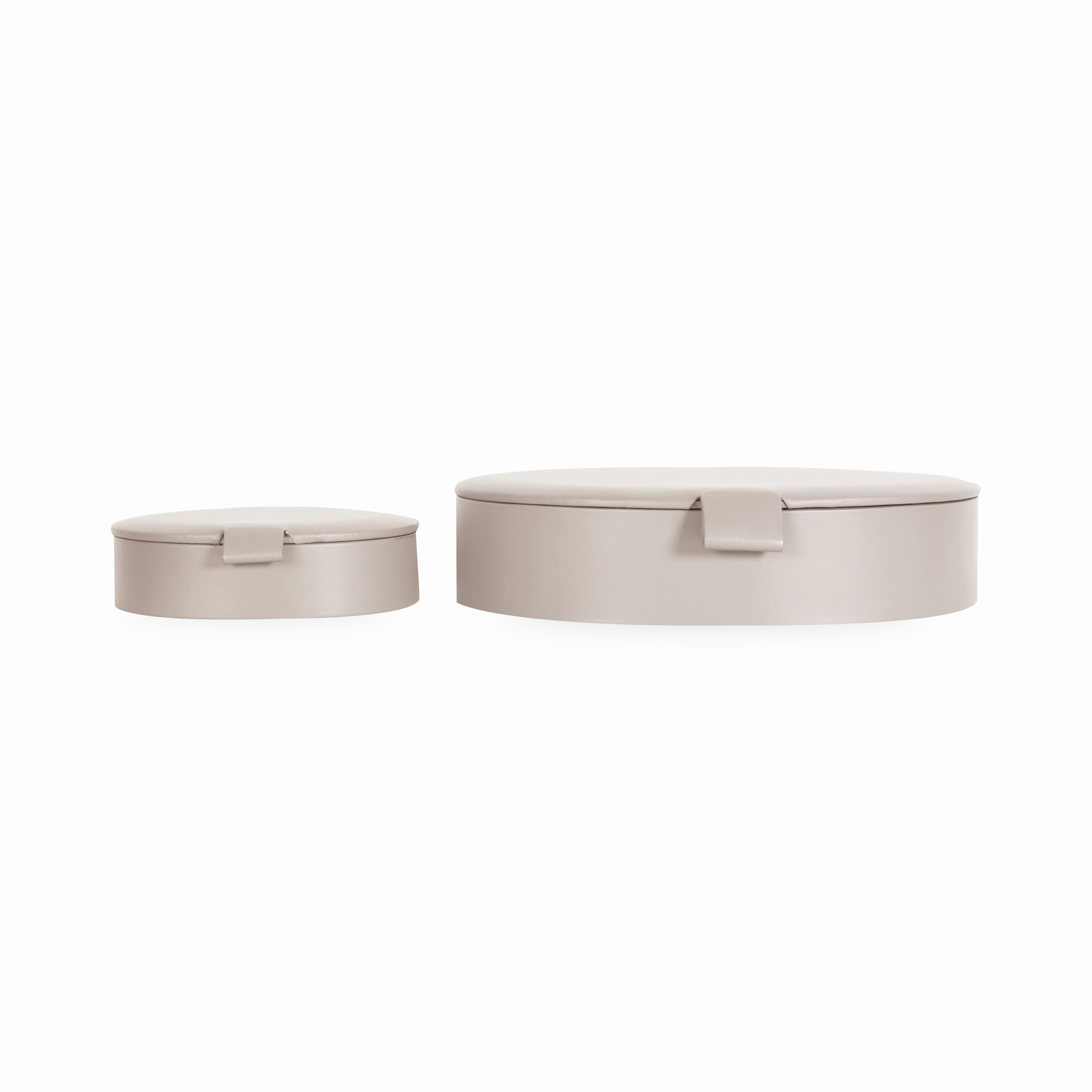 Oval Leather Box
