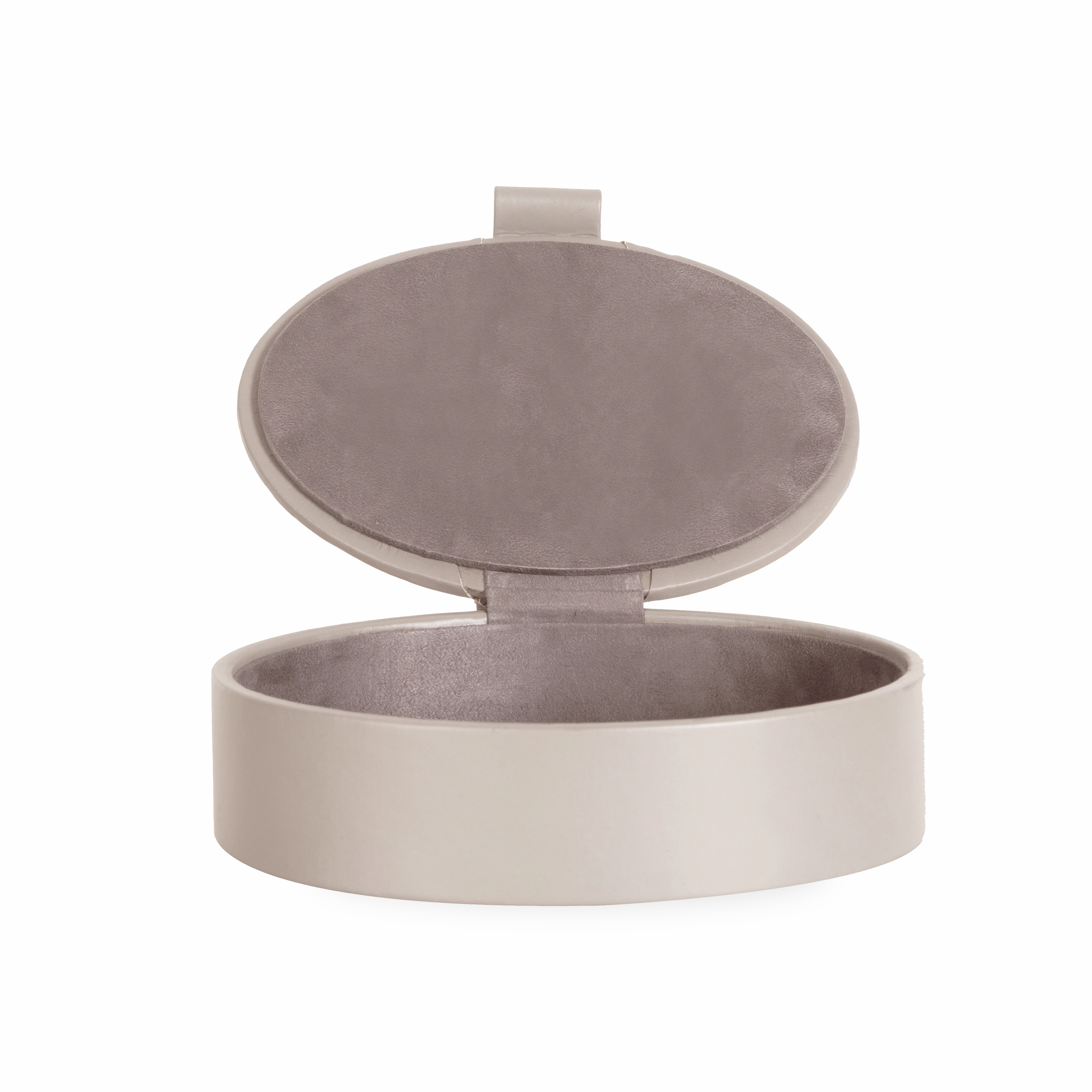 Oval Leather Box