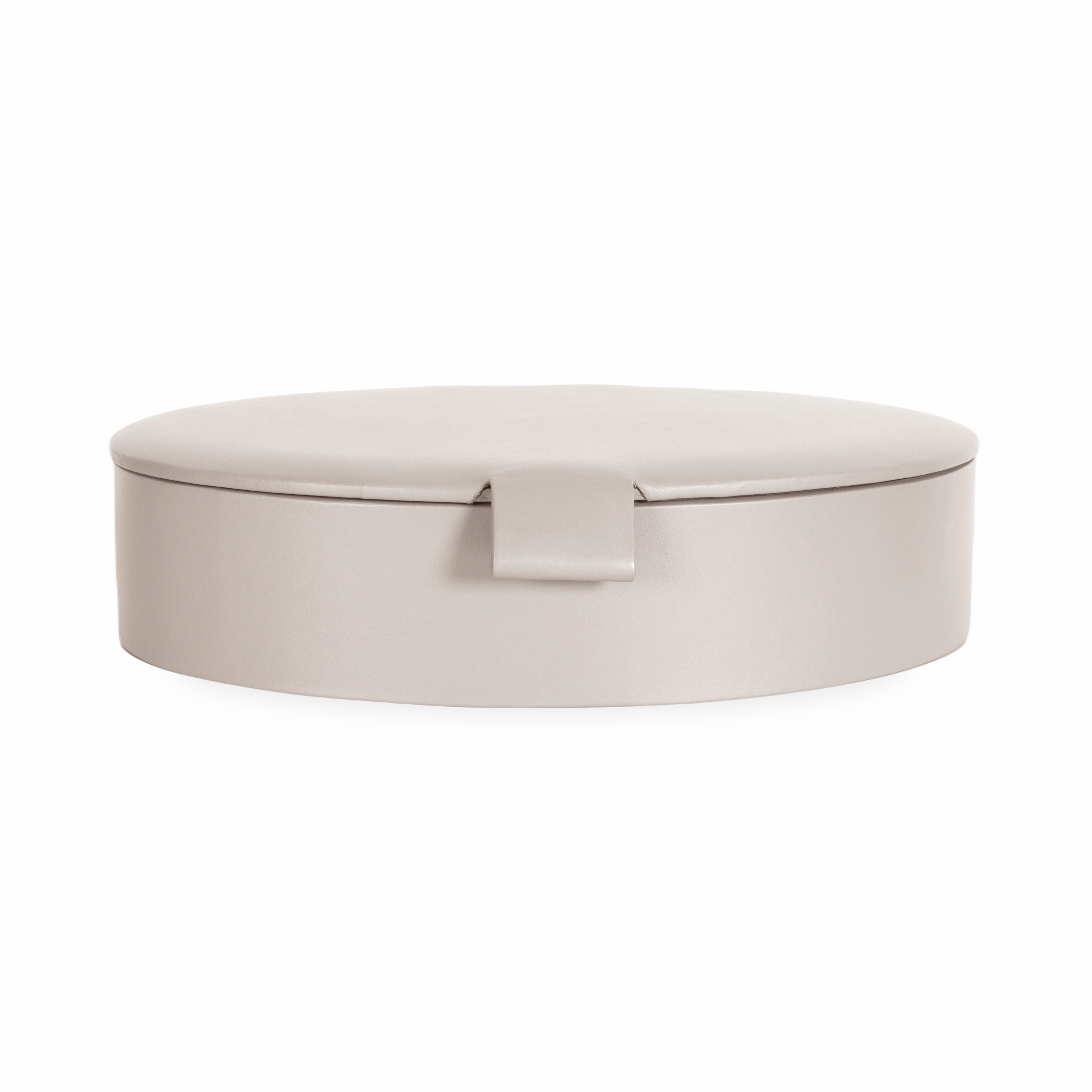 Oval Leather Box