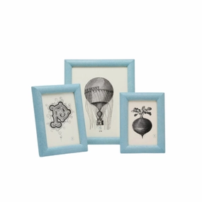 Oxford Realistic Faux Shagreen Frames home display ornament
