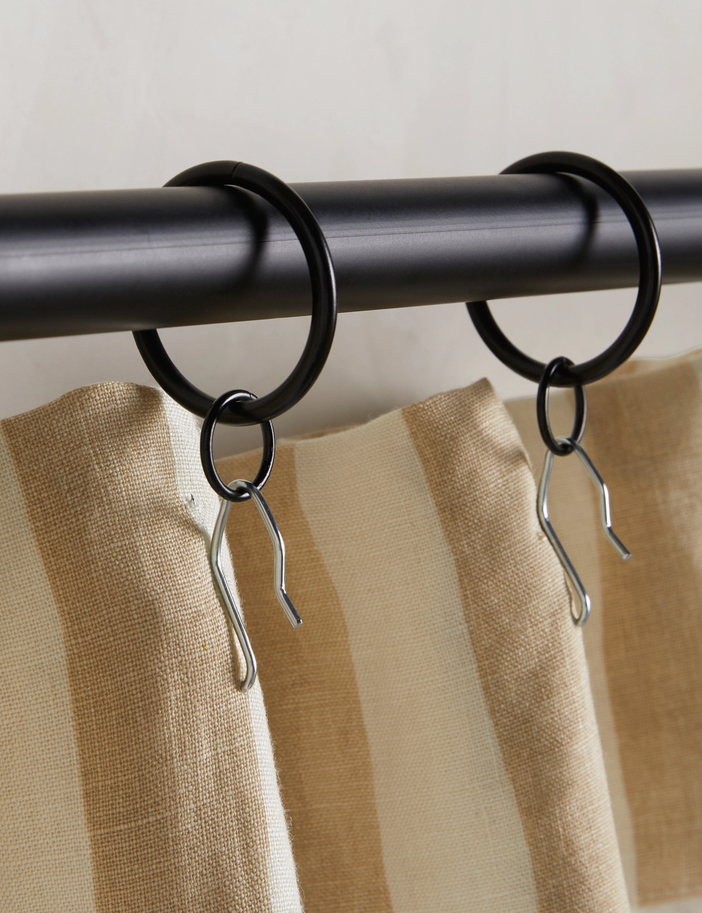 Painterly Stripe Linen Curtain Panel by Sarah Sherman Samuel