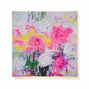 Painting Art Board Flower Small framed wall decor