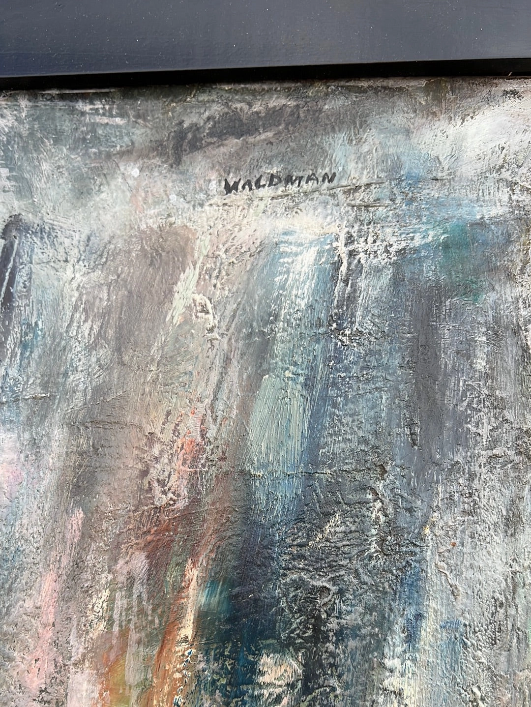 PAINTING OF MOTHER AND CHILD BY SELMA WALDMAN 1931-2008