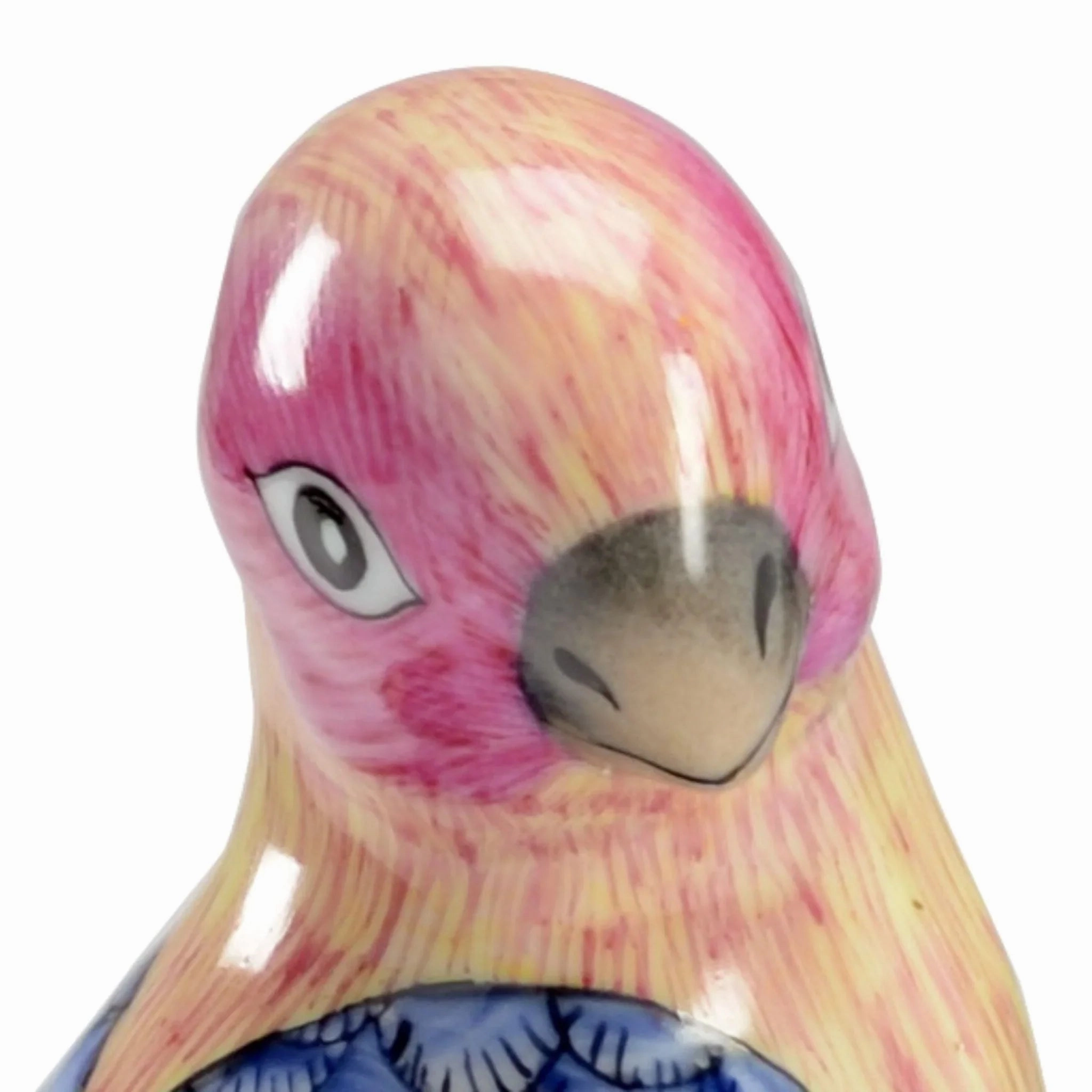 Pair of Decorative Porcelain Parakeets