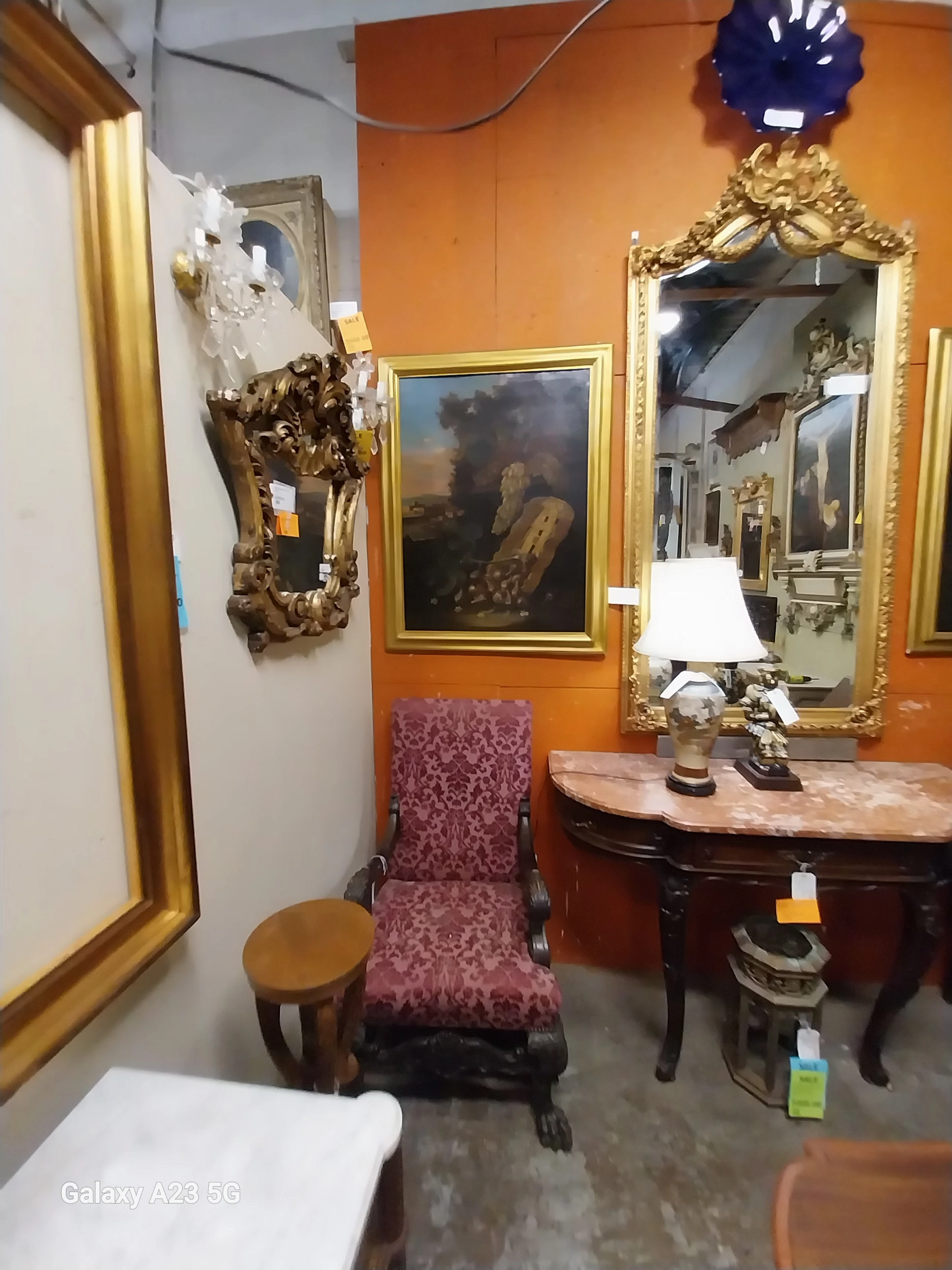 PAIR OF LARGE ITALIAN 18TH CENTURY STILL LIFE PAINTINGS ON CANVAS