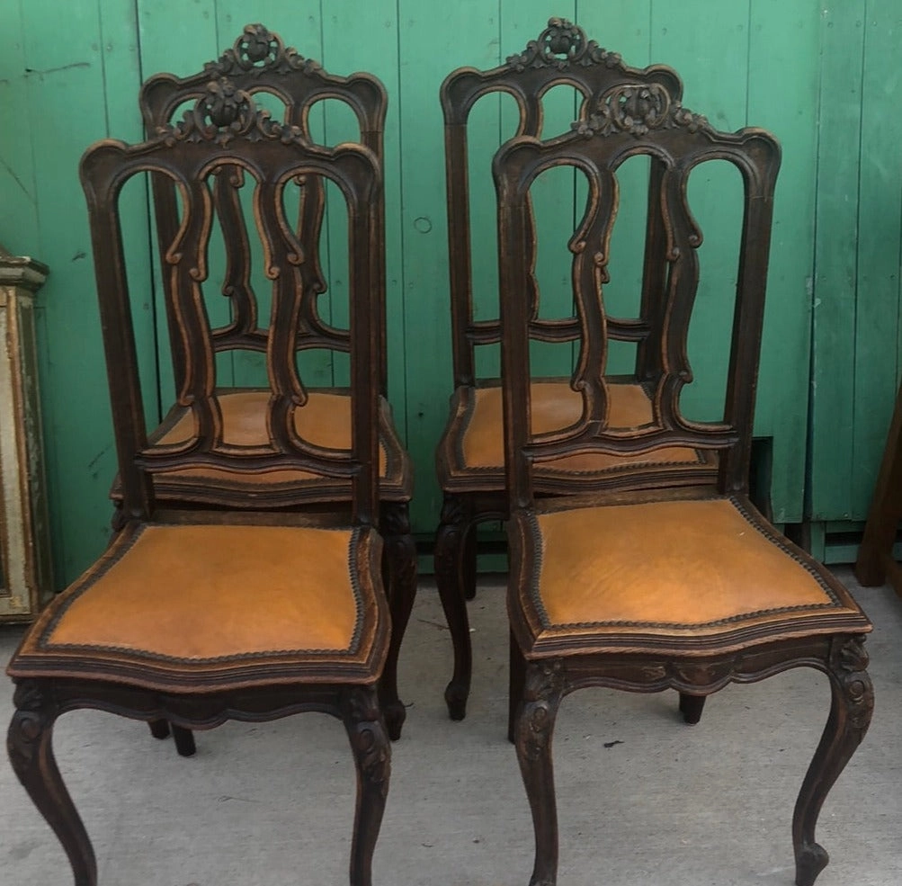 PAIR ONLY LOOP BACK COUNTRY FRENCH CHAIRS interior room decor