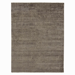 Palden Brown minimalist everyday rug