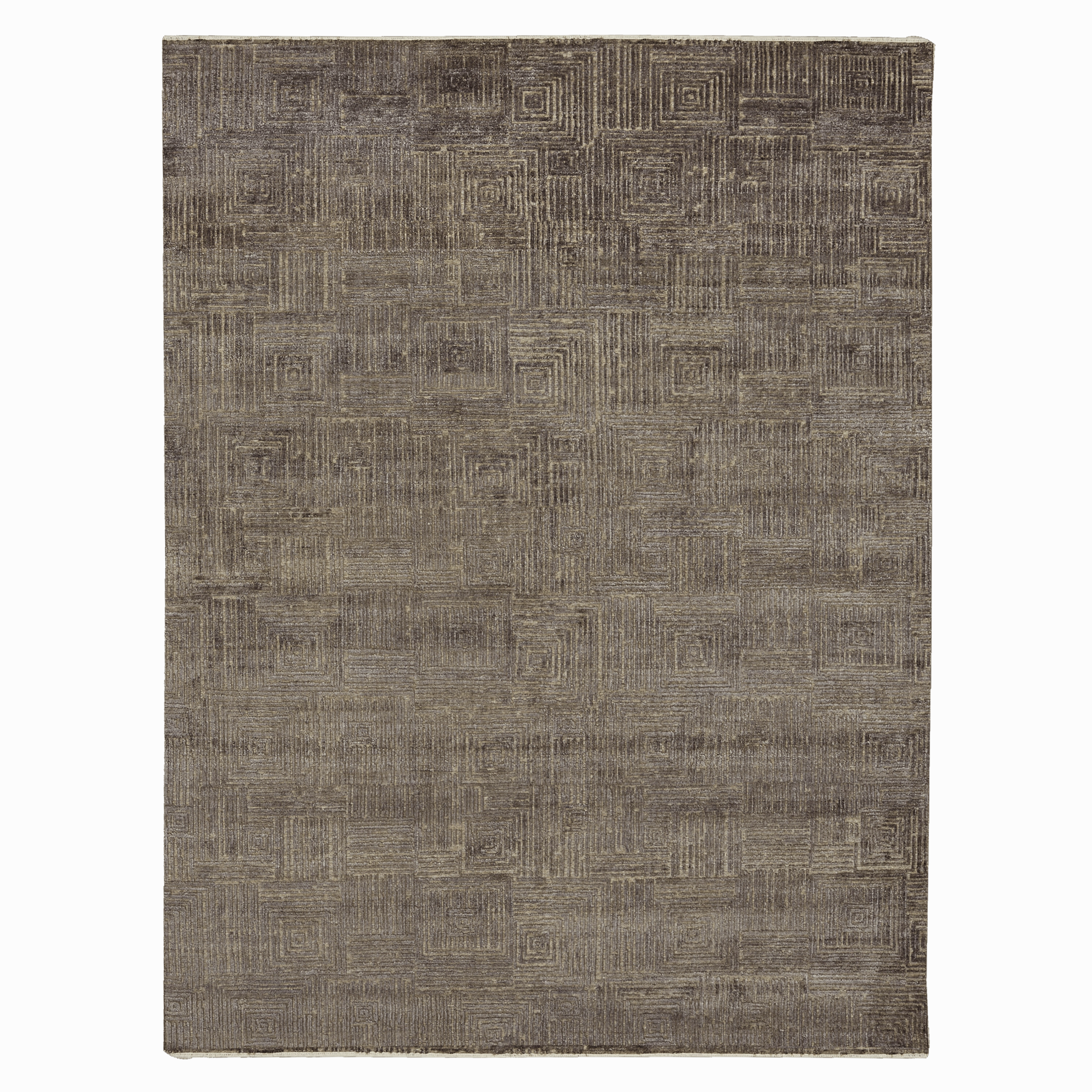 Palden Brown minimalist everyday rug