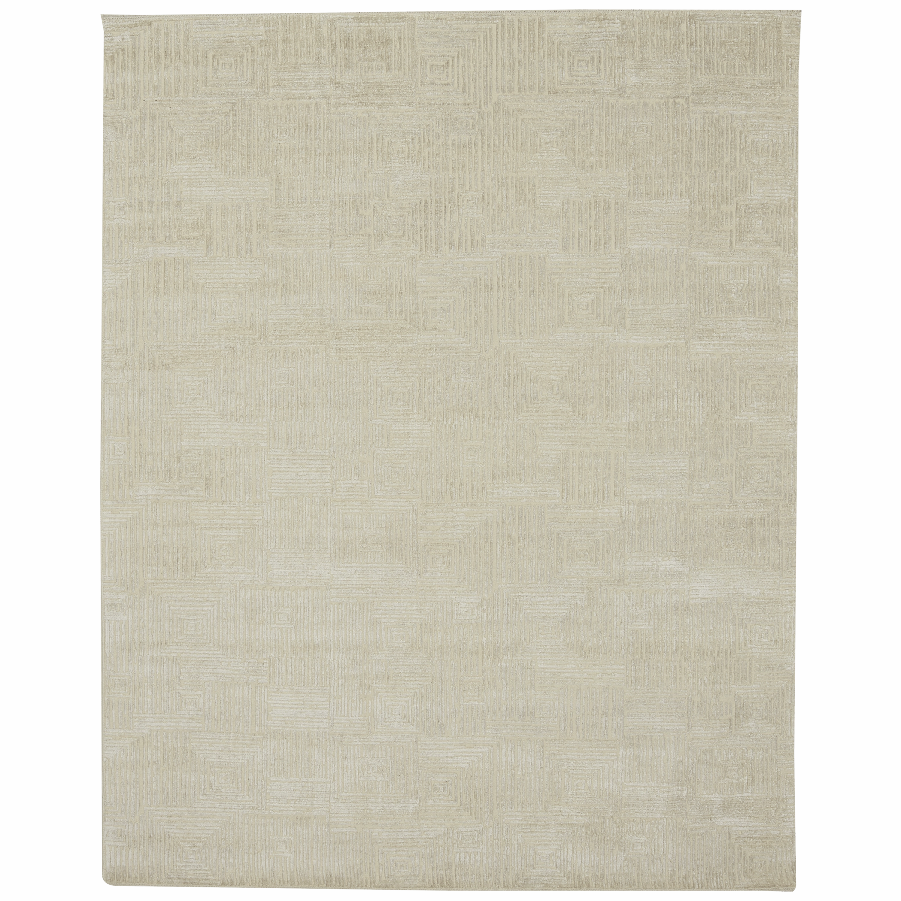 Palden Ivory minimalist everyday rug