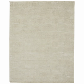 Palden Ivory minimalist everyday rug