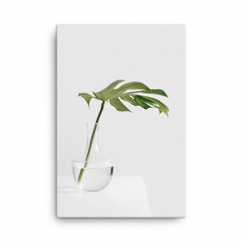 Palm in Vase - Leinwand