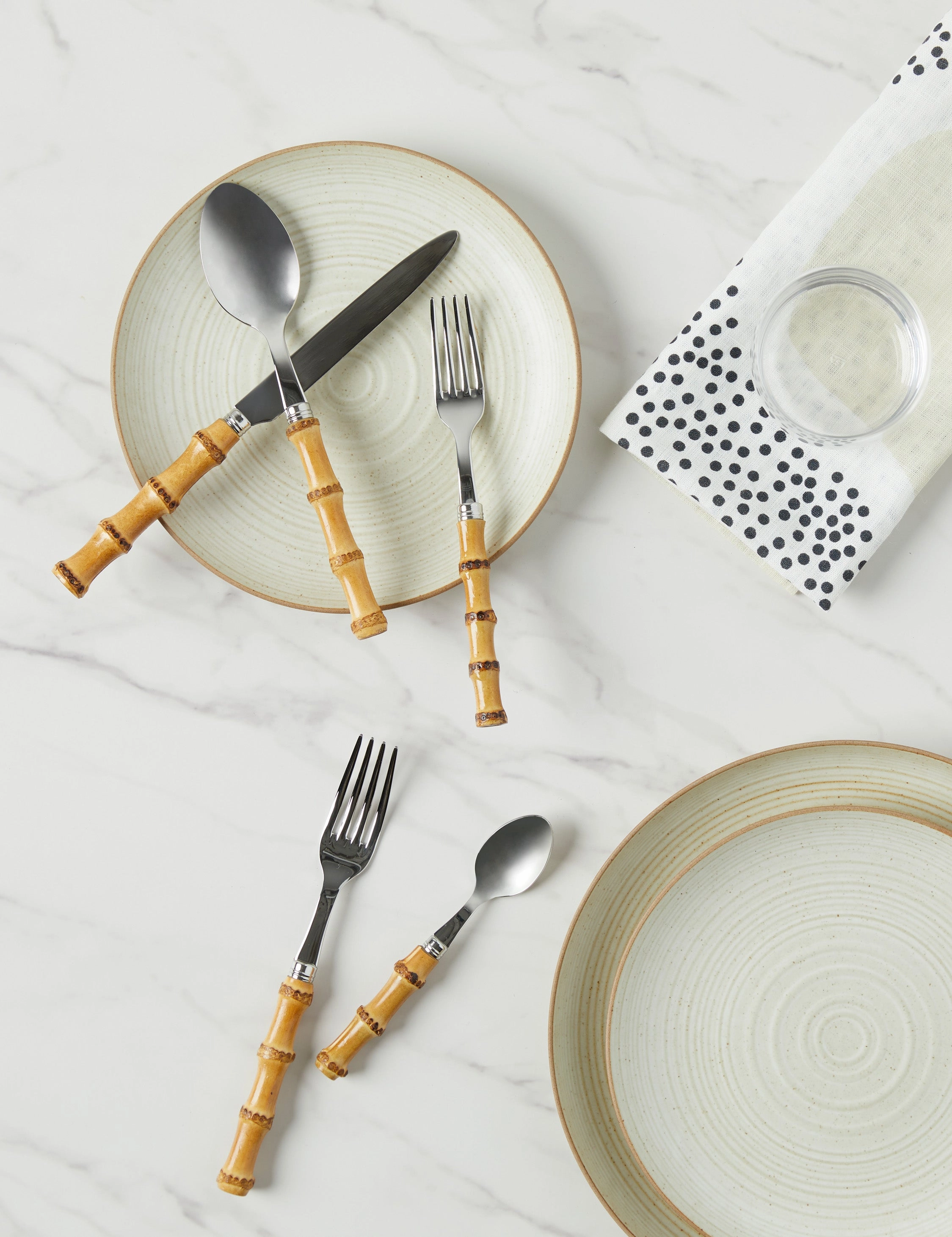 Panda Flatware 5-Piece Set by Sabre